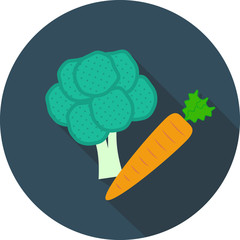 Vector vegetables icon
