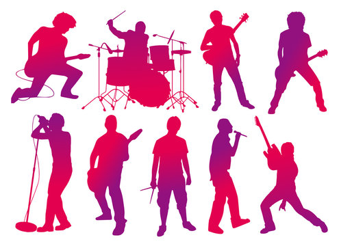 Musicians Silhouettes