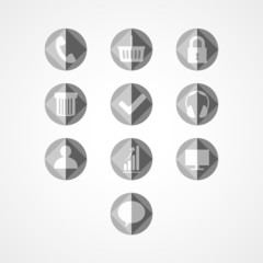 set concept web icon