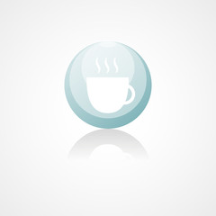 Coffee cup web icon