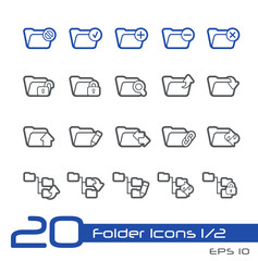 Folder Icons - 1 of 2 -- Line Series