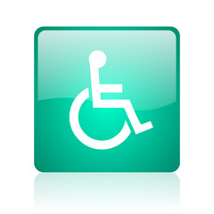 wheelchair internet icon