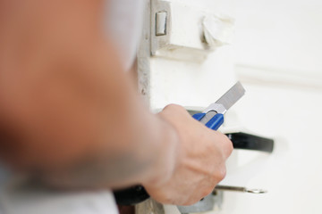 Handwerker beim Arbeiten