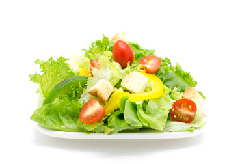 Fresh vegetable salad.