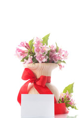 bouquet of pink flowers