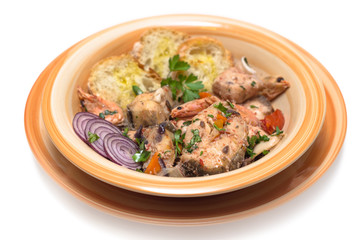 Zuppa di pesce, cucina mediterranea