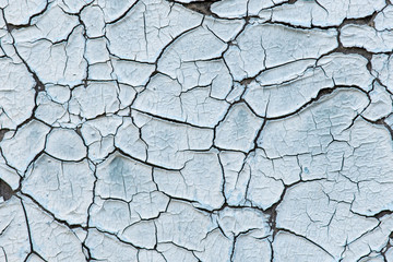 Texture of the old cracked paint