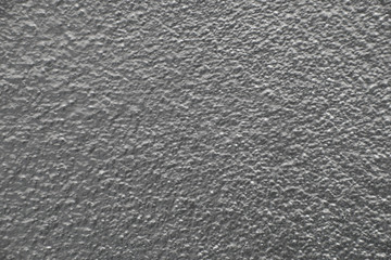 silver painted cement walls