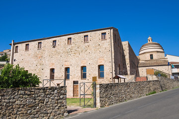 Franciscan monastery. Rocca Imperiale. Calabria. Italy.
