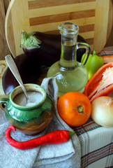 Ripe vegetables for cooking recipe.