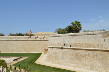 Fototapeta na wymiar rabat fortification malta