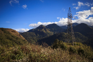 Obraz premium View from the Tram Ton Pass near Sapa. Sapa, Vietnam