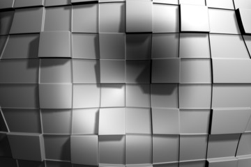 Grey Squares Deformed 03