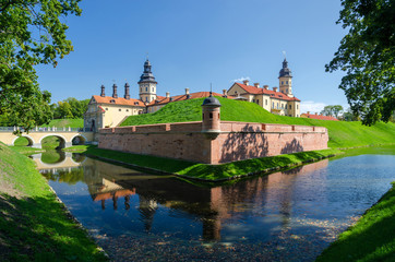 Fototapeta na wymiar Belarus, Minsk region, Nesvizhsky Castle