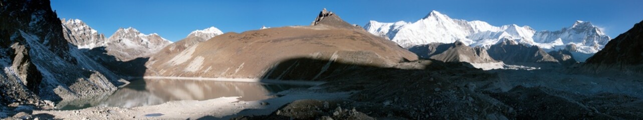 panoramic view of Cho Oyu