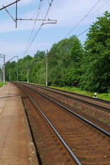 Fototapeta na wymiar Line of railway