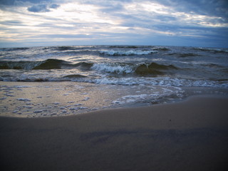 wave in the Baltic Sea