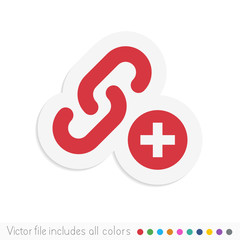 Fototapeta premium Sticky Icon