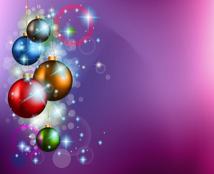 2015 Christmas Colorful Background with a waterfall of lights