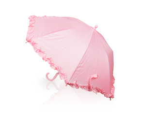Children's pink umbrella