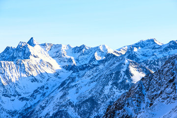 Fototapeta na wymiar Winter mountains