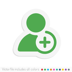 Fototapeta premium Sticky Icon