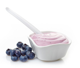 bowl of yogurt