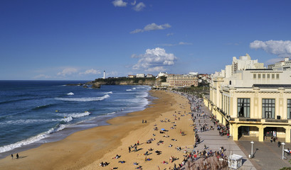 Biarritz - obrazy, fototapety, plakaty