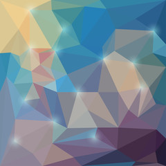 Obraz premium Abstract vector triangular geometric background