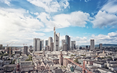 Fototapeta na wymiar Frankurt Skyline