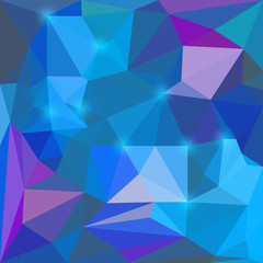 Obraz premium Abstract vector triangular geometric background