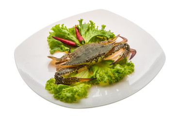 Raw crab