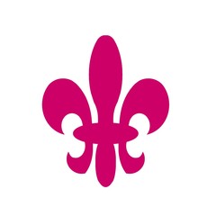 Fleur de Lys rose