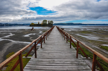 Infinity dock, Chiloé Island, Chile