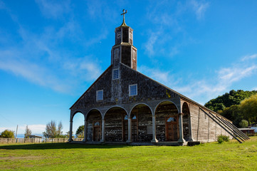 Gorgeous Colored and Wooden Churches, Chiloé Island, Chile