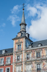 The Plaza Mayor square in Madrid, Spain.