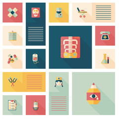 medical flat ui background,eps10