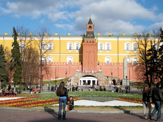 Obraz premium Moscow Kremlin Middle Arsenalnaya Tower 2011