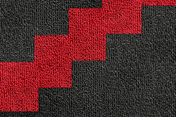 Black Red Carpet texture