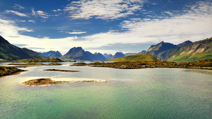 Norwegia , krajobraz wiejski