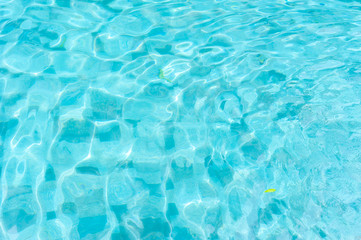 Texture of water surface in swimming pool