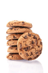 Fototapeta na wymiar chocolate chips cookies