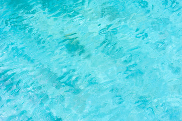 Texture of water surface in swimming pool