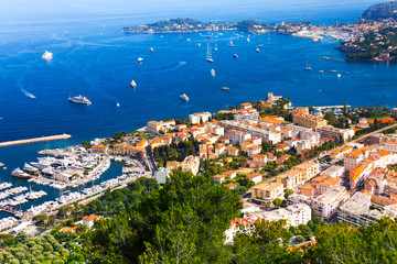 Houses and port in Nice city, France © Sergey Novikov