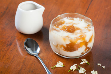 soy bean pudding also known as taho