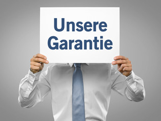 Unsere Garantie