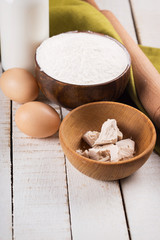 Ingredients for dough