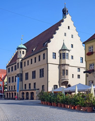 Obraz premium Rathaus in Nördlingen