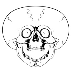 screaming skull