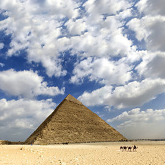 Fototapeta na wymiar Great pyramid of Egypt